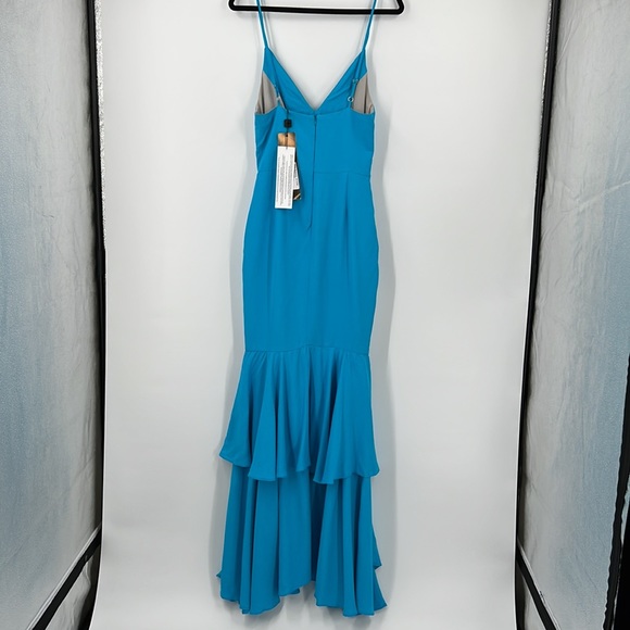 PatBO Bo Maxi Dress in Bright Turquoise - Picture 7 of 11
